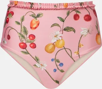 Agua Bendita Nopal printed bikini bottoms