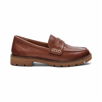 Aetrex Womens Collette Loafer In Cognac