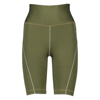Moncler Running Shorts, female, Green, Size: XS Polartec Leggings