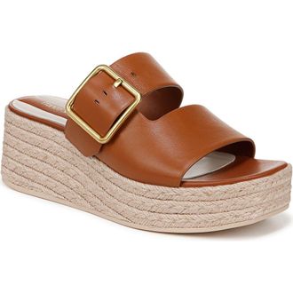 Franco Sarto Taziana Platform Sandal in Brown at Nordstrom, Size 9.5