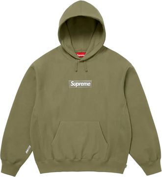 SUPREME Felpa con cappuccio e logo - Verde