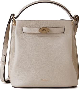 Mulberry Islington Leather Bucket Bag in Chalk at Nordstrom