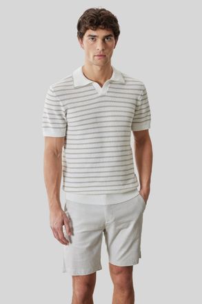 Robert Barakett Stellan Open Collar Polo