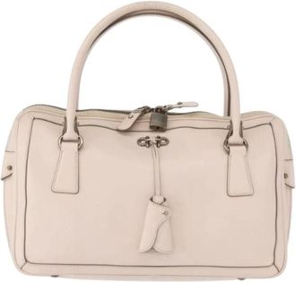 Ferragamo Pre-owned Handbags, female, Pink, Size: ONE SIZE Pre-owned Handbag