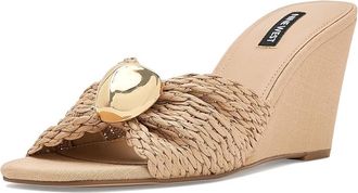 Nine West Nessla Womens Dress Sandals Light Natural : 9.5 M, Synthetic