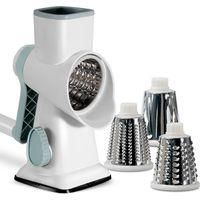 OEM Rallador De Queso Giratorio Para Cortar, Rallar Grueso Y Fino, Con Base De Succi&oacute;n Estable, Ideal Para La Cocina. - Crezuo