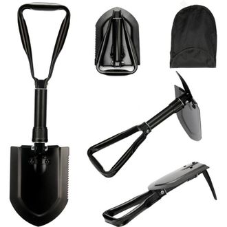 OEM Pala Plegable De 58 Cm, Pala Para Nieve, Pala Multifuncional De Acero Al Carbono De Alta Resistencia Y Extra Estable De 50 Cm, Pala Plegable Combinada