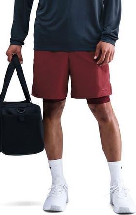 Nike Dri-FIT Unlimited 2-in-1 Versatile Shorts in Dark Team Red at Nordstrom Rack, Size Xx-Large