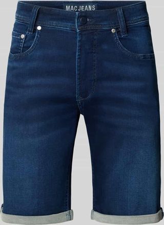 M.A.C Bermudas in Denim-Optik mit Eingrifftaschen in Dunkelblau, Gr&ouml;&szlig;e 31