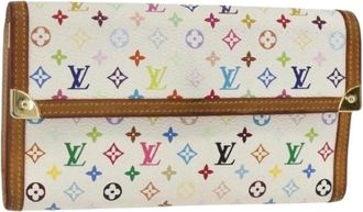 Louis Vuitton Pre-owned Wallets, female, Multicolor, Size: ONE SIZE Pre-owned Long Wallet
