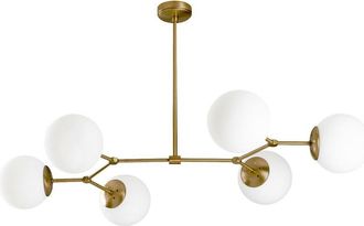 Wonderlamp L&aacute;mpara De Techo Mulen Dorado (6 Luces)