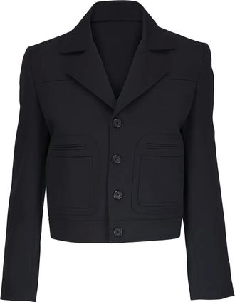 Nili Lotan Giacca con revers Georgy - Nero