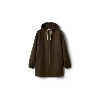 Miu Miu Double-weave Cashmere And Wool Caban Jacket, Woman, Camouflage Green, Size 36