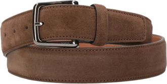 Tod's Heren, Accessoires, Bruin, Maat: 100 CM Suède