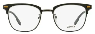 Ermenegildo Zegna EZ5250-H Browline Metal Eyeglasses - Black