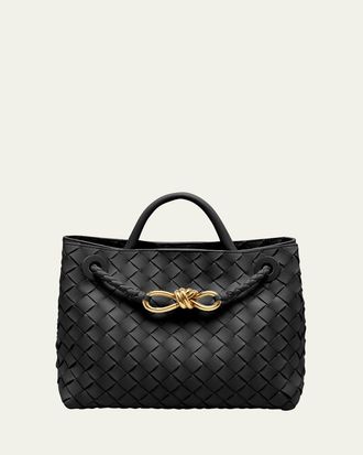 Bottega Veneta Andiamo Small Leather Top-Handle Bag