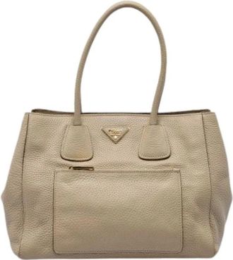Prada Pre-owned Vintage Satchel - - Pre-owned - Donna - Beige - ONE SIZE