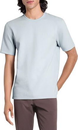 Theory Delroy Double Piqu&eacute; Crewneck T-Shirt in Willow Green - Ugt at Nordstrom, Size Xx-Large