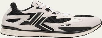 Lanvin Mens Meteor Colorblock Runner Sneakers