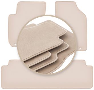 OEM Alfombrillas Premium Beige Para Hyundai Tucson I Suv 2004-2010