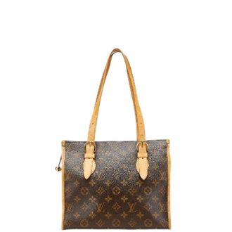 Louis Vuitton Pre-owned Handbags, female, Brown, Size: ONE SIZE Pre-owned Popincourt Haut Monogram shoulder tote bag
