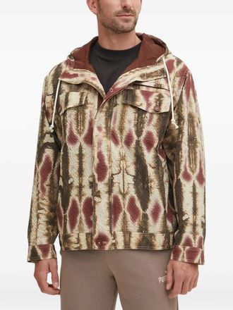 Puma hooded jacket - men - Polyester/Polyester/Elastomultiester/Cotton - M - Neutrals