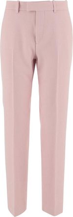 Burberry Light Pink Straight Flat Front Pant