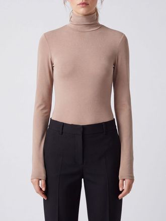 Andamane Top dolcevita in jersey a maniche lunghe con vestibilit&agrave; slim fit