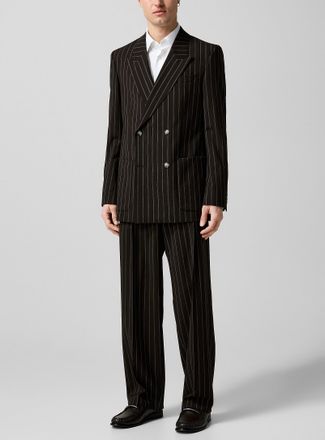 BOSS Mens Bankers Stripe Pleated Pant