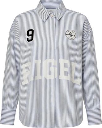 Marc Ellis Casual Shirt - Dames - Overhemden - Blauw - 2XL - Overhemden