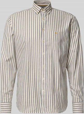 Fynch-Hatton Fynch-Hatton Regular Fit Freizeithemd mit Button-Down-Kragen in GELB, Größe XXXL