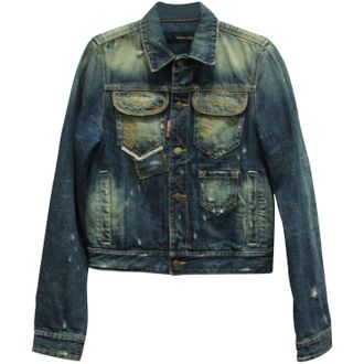 Dsquared2 Jeans Jacket with Embroidery