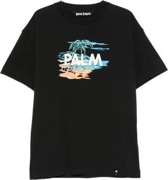 Palm Angels Hombre, Camisetas, Negro, Talla: XL