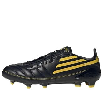 adidas F50 Elite 2010 Leather FG Black Yellow IH0946