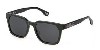 Fila SFI730V Polarized B33P Mens Sunglasses Green Size 53