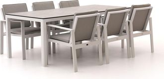 Bellagio la vita attrattiva Bellagio Vezzano/La Fonte 220cm dining tuinset 7-delig