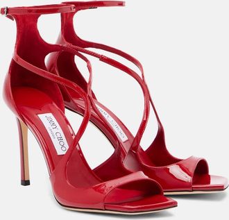 Jimmy Choo London Azia 95 patent leather sandals