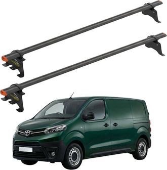 OEM Portaequipajes De Techo Toyota Proace De 2016, Puntos De Montaje, Aluminio, 2 Barras