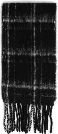 Our Legacy Fuzzy Alpaca Check Estate Scarf