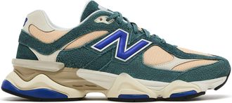 New Balance 9060 Mens Sneakers, New Spruce/Peach Blossom/Team Royal, 9.5 UK