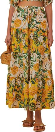 Farm Rio Biriba Mix Maxi Skirt