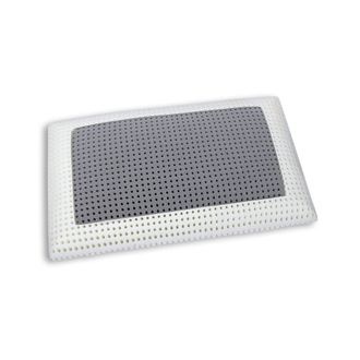Dmora Dmora - Juego De 4 Cojines Prezzemolo, Almohada, Reposacabezas Acolchado, Coj&iacute;n Dormitorio, Made In Italy, 70x40 H14 Cm, Blanco