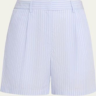 TWP Henry St Shorts in Spaced Shirt Striping