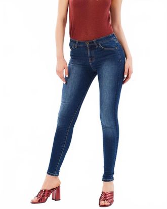 Outland Denim Isabel Mid-Rise Skinny Jeans In Byron