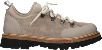 Eleventy Derby Herrens Wildleder Beige/Schlamm