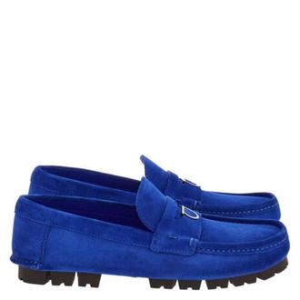 Ferragamo Gancini Ornament Driver Loafers, Size 9