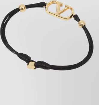 Valentino Garavani vlogo signature bracelet adjustable fabric design