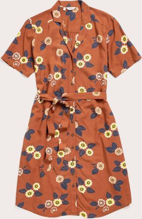 Bridge & Burn Womens Sofia Shirt Dress In Rose Floral