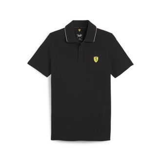Puma Mens Scuderia Ferrari Race Polo Shirts, Black-ss24, Large