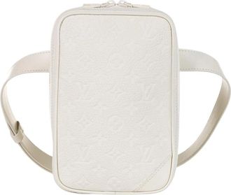 Louis Vuitton Borsa a tracolla Pre-owned Monogram Taurillon Utility - - Pre-owned - Donna - Bianco - ONE SIZE